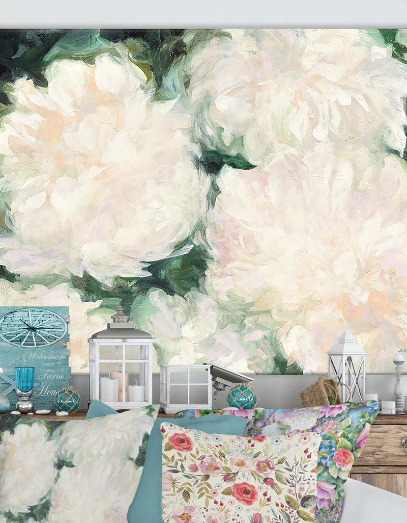 DesignQ RW Blushing Summer I - Cottage Canvas Wall Art