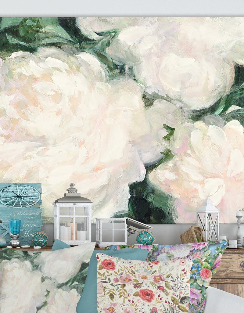 DesignQ RW Blushing Summer II - Cottage Canvas Wall Art