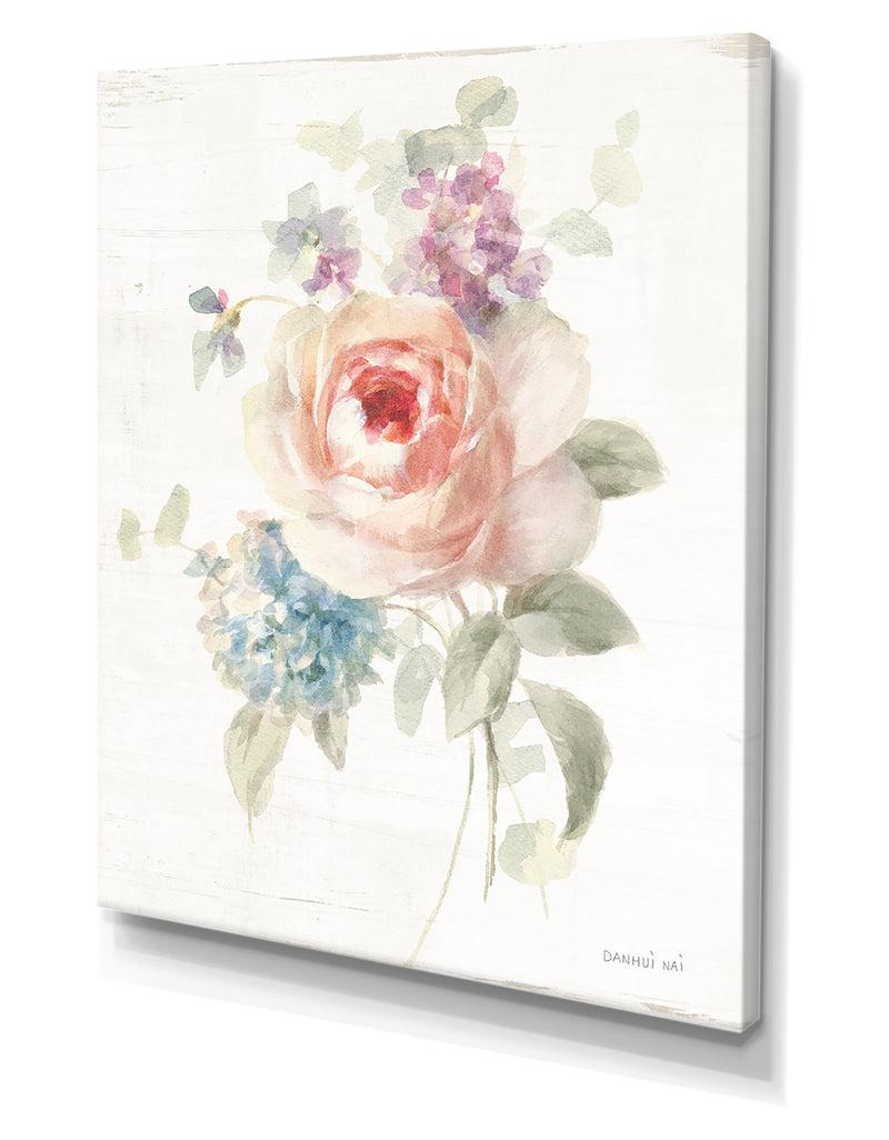 DesignQ RW Cottage Garden III - Cottage Canvas Wall Art