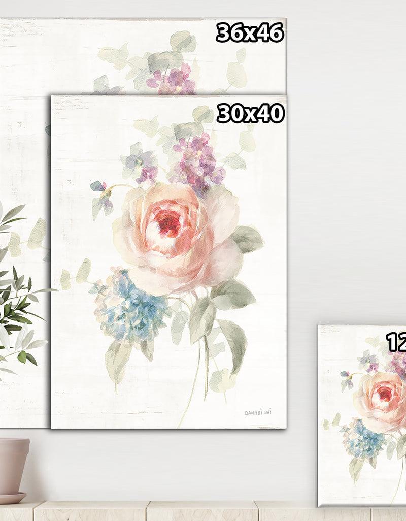 DesignQ RW Cottage Garden III - Cottage Canvas Wall Art