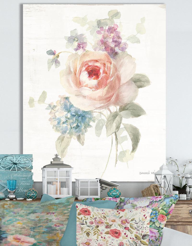 DesignQ RW Cottage Garden III - Cottage Canvas Wall Art