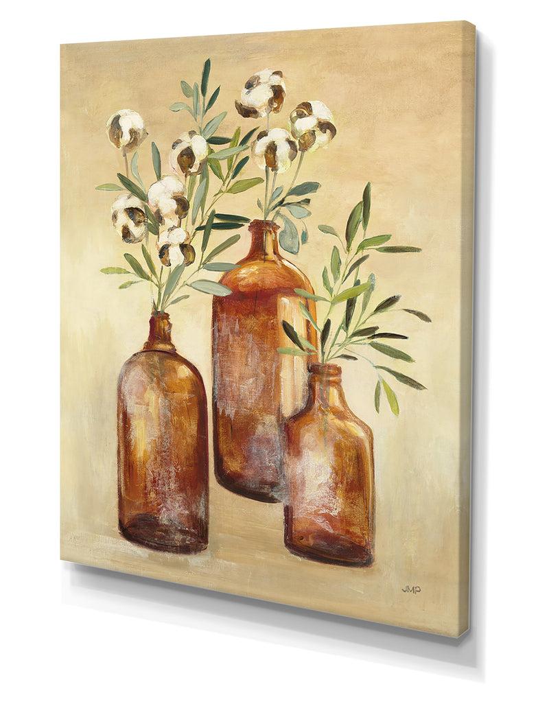 DesignQ RW Cotton Still Life III - Cottage Canvas Wall Art