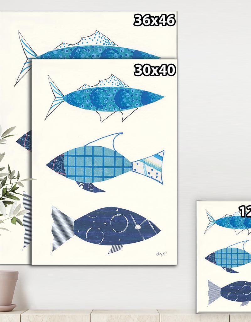 DesignQ RW Go With The Flow III - Cottage Canvas Wall Art