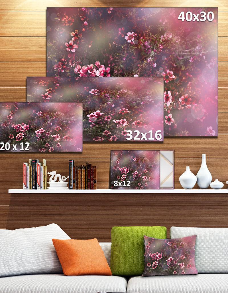 DesignQ Sakura Japanese Cherry - Photography Floral Canvas Print