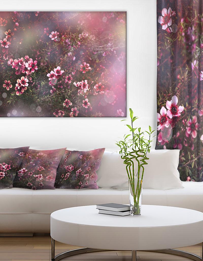 DesignQ Sakura Japanese Cherry - Photography Floral Canvas Print