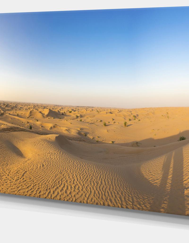 DesignQ Sand Dunes Desert In Dubai - Landscape Artwork Canvas