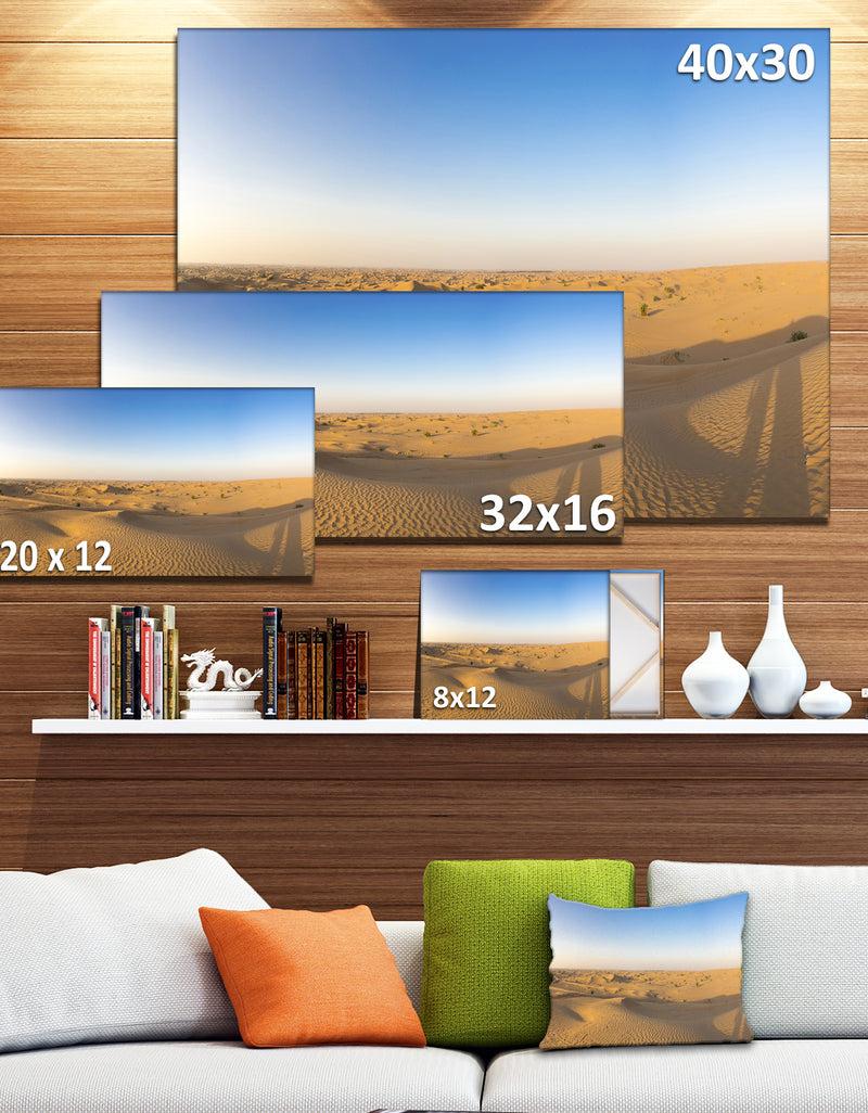 DesignQ Sand Dunes Desert In Dubai - Landscape Artwork Canvas