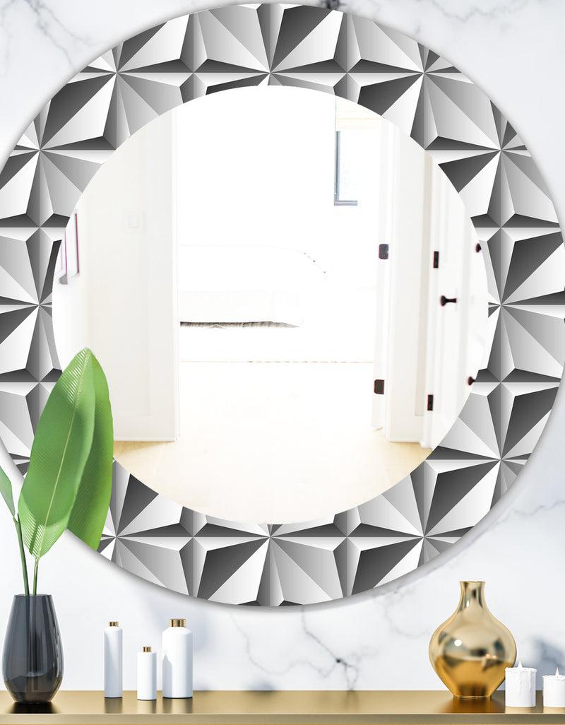 DesignQ Scandinavian 1 - Modern Mirror - Oval or Round Wall Mirror