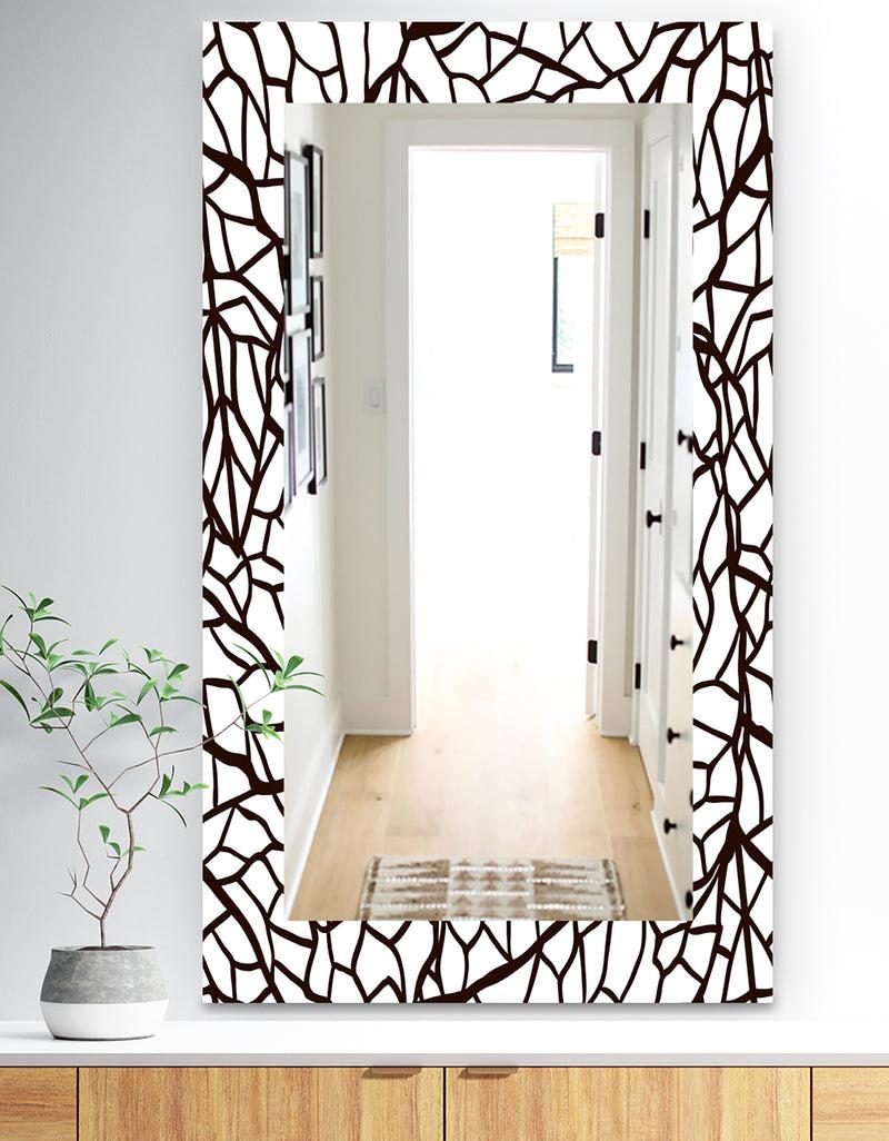 DesignQ Scandinavian 20 - Traditional Mirror - Vanity Mirror