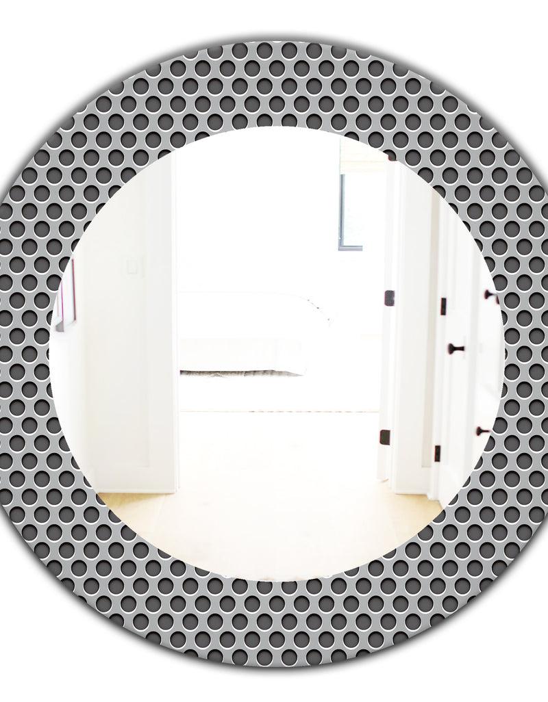 DesignQ Scandinavian 21 - Modern Mirror - Oval Or Round Wall Mirror