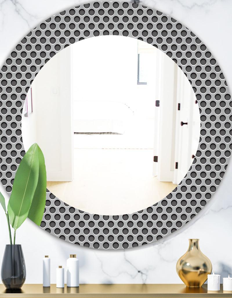 DesignQ Scandinavian 21 - Modern Mirror - Oval or Round Wall Mirror
