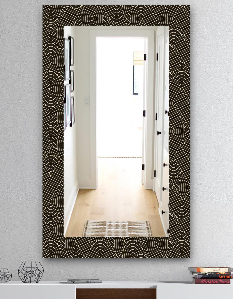 DesignQ Scandinavian 22 - Mid-Century Mirror - Frameless Wall Mirror