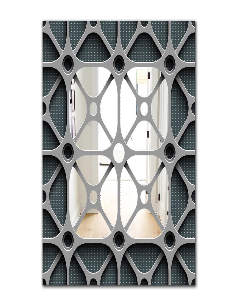 DesignQ Scandinavian 23 - Mid-Century Mirror - Accent Mirror