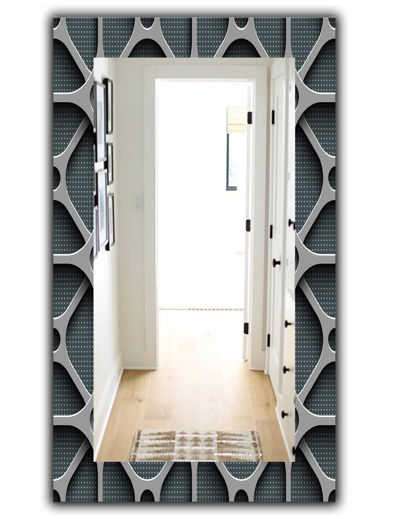 DesignQ Scandinavian 23 - Mid-Century Mirror - Wall Mirror