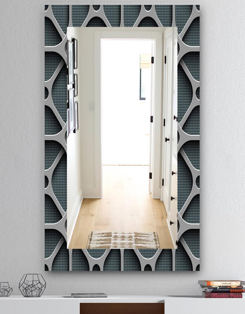 DesignQ Scandinavian 23 - Mid-Century Mirror - Wall Mirror
