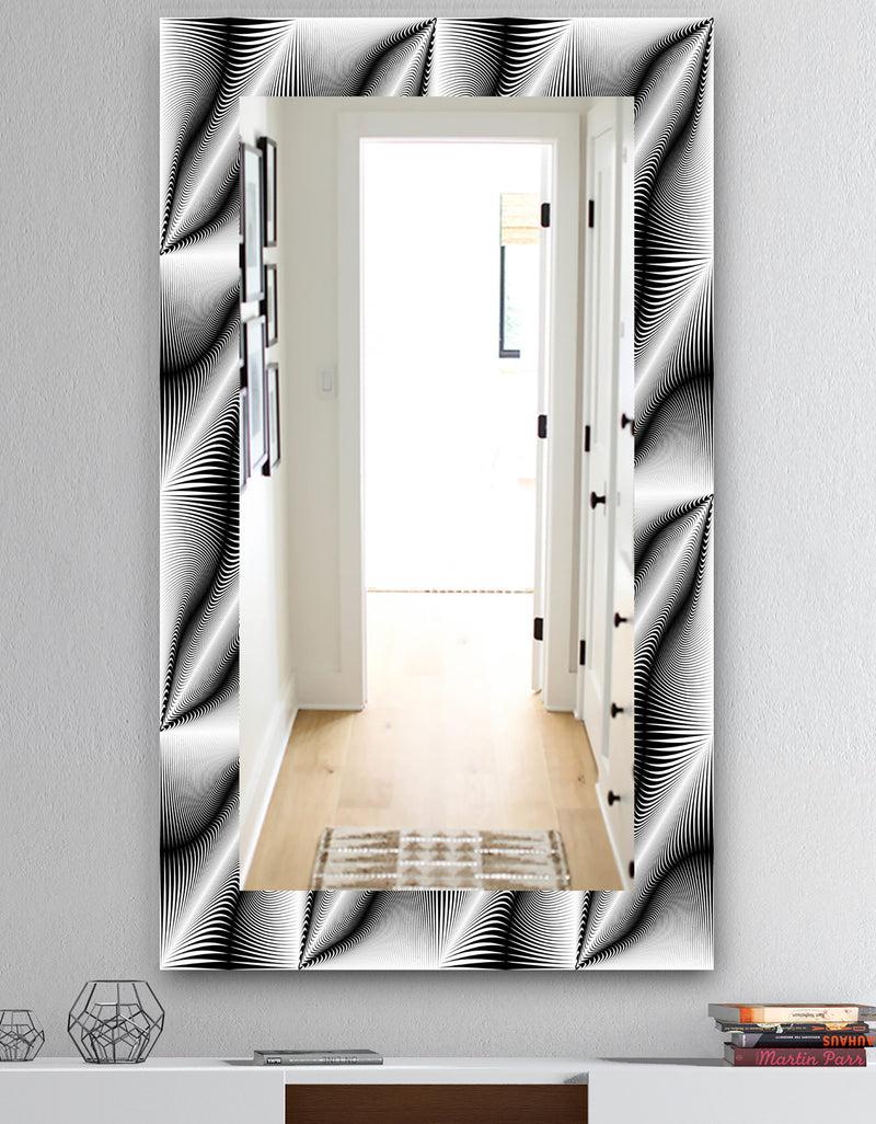 DesignQ Scandinavian 28 - Mid-Century Mirror - Wall Mirror