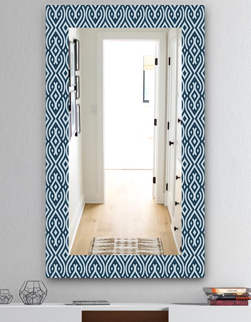 DesignQ Scandinavian 4 - Mid-Century Mirror - Frameless Vanity Mirror