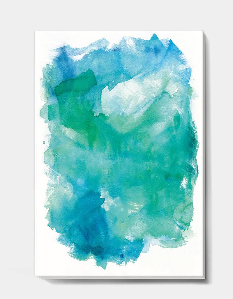 DesignQ Sea Glass - Traditional Gallery-wrapped Canvas