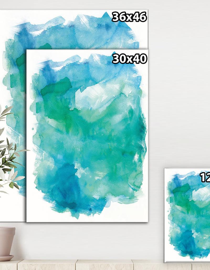 DesignQ Sea Glass - Traditional Gallery-wrapped Canvas