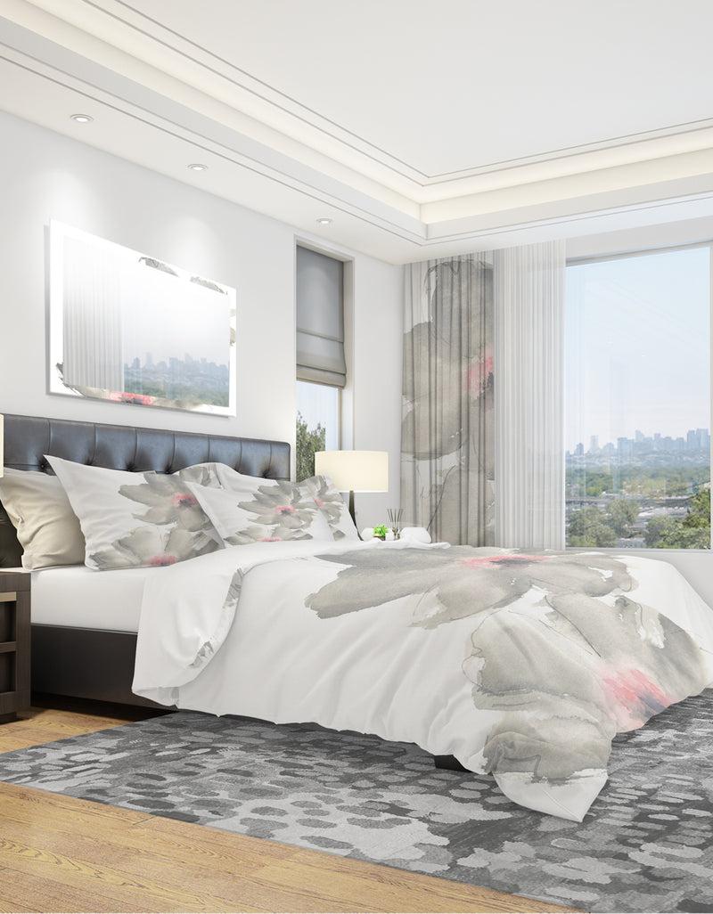 DesignQ Shabby Gray Blush Cosmo I - Shabby Duvet Cover Set