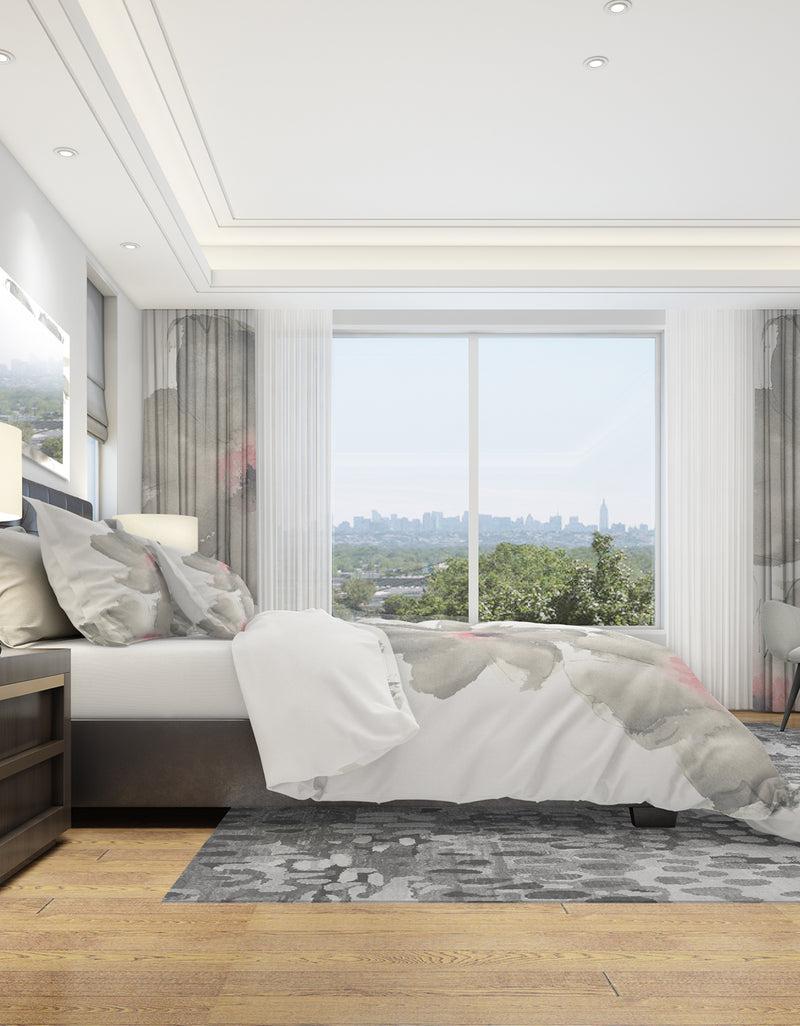 DesignQ Shabby Gray Blush Cosmo I - Shabby Duvet Cover Set