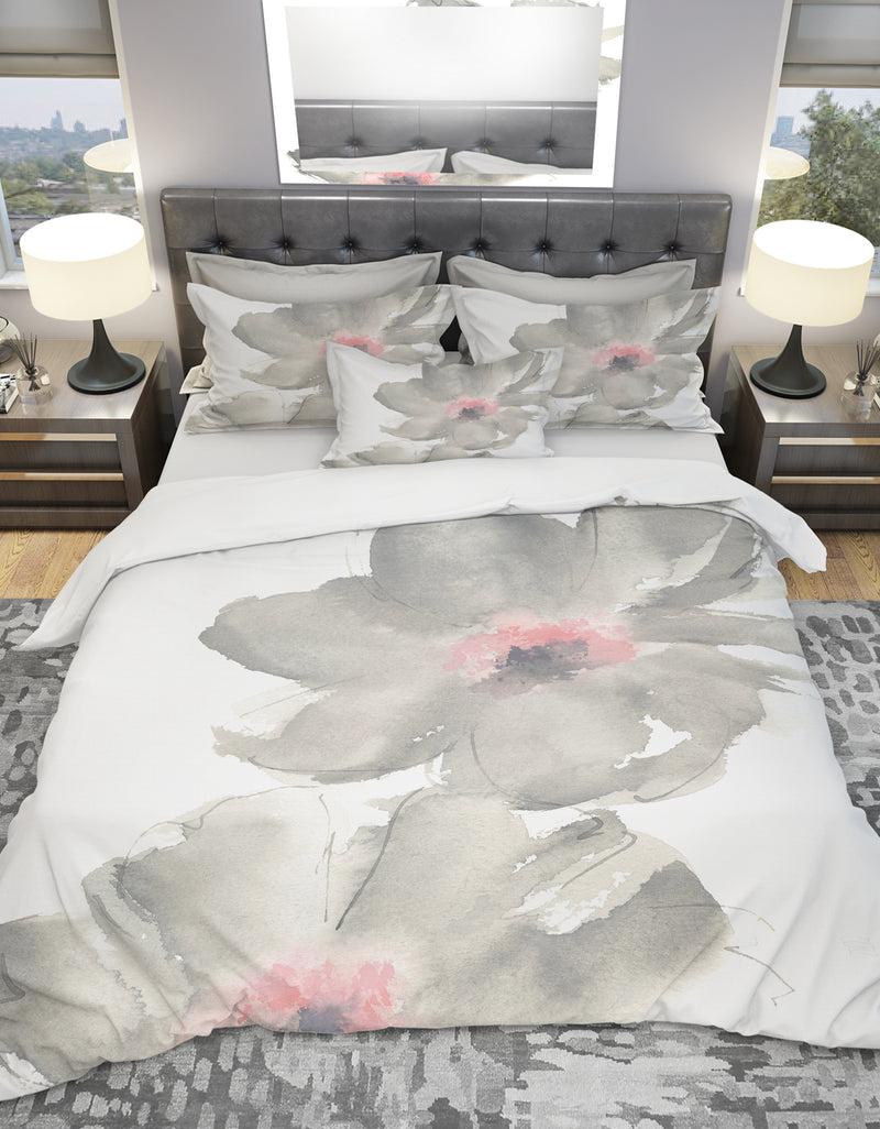 DesignQ Shabby Gray Blush Cosmo I - Shabby Duvet Cover Set