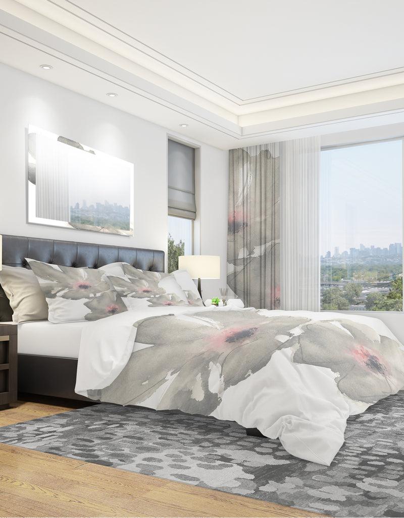 DesignQ Shabby Gray Blush Cosmo II - Shabby Duvet Cover Set