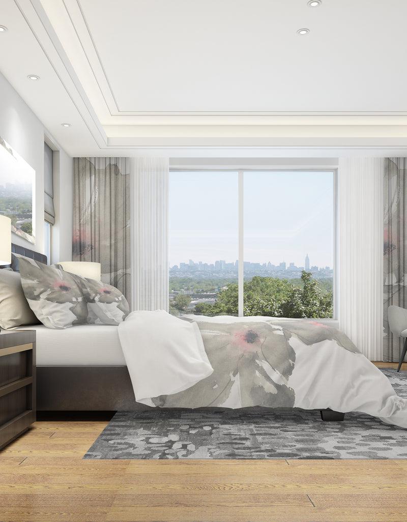 DesignQ Shabby Gray Blush Cosmo II - Shabby Duvet Cover Set