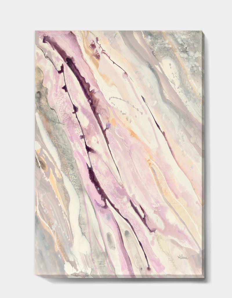DesignQ Shaby Pink Marble - Sleek & Chic Modern Premium Canvas Wall Art