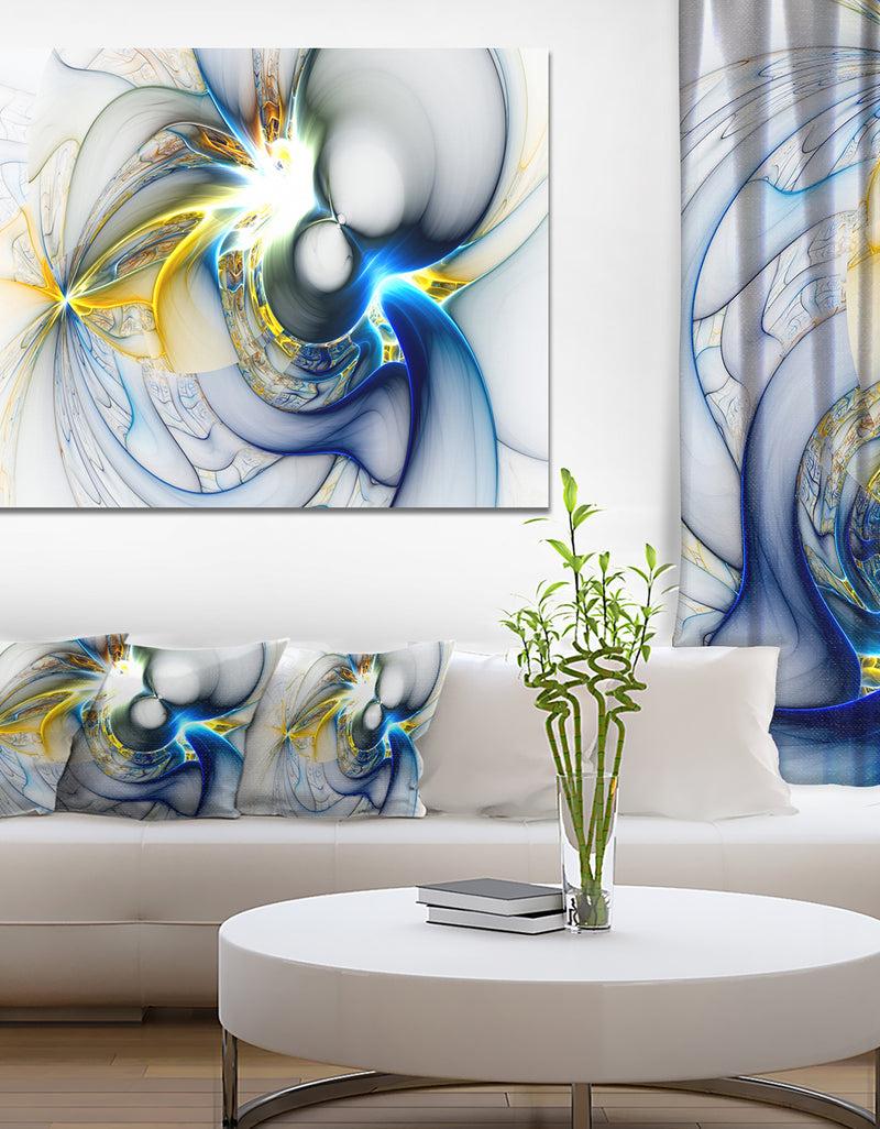 DesignQ Shining Multi-Colored Plasma - Abstract Wall Art Canvas