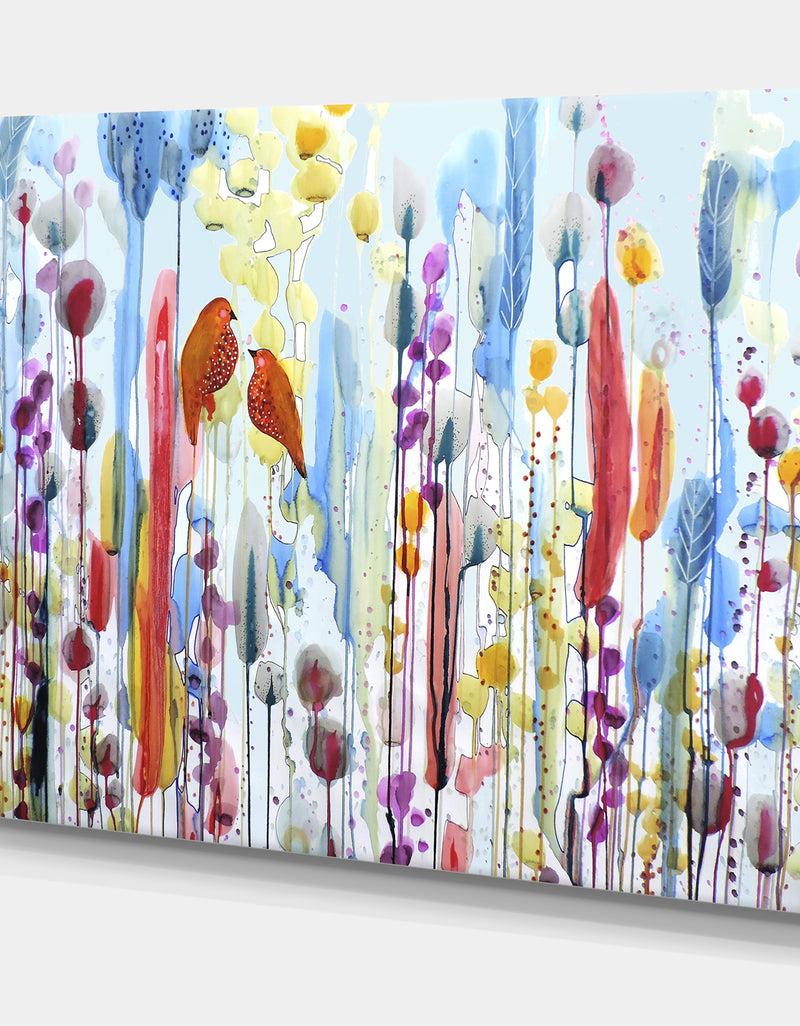 DesignQ Si Tu Me Le Demandais - Cottage Canvas Artwork