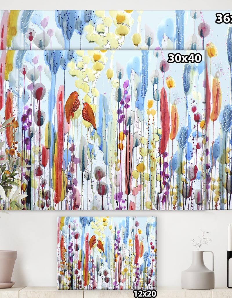 DesignQ Si Tu Me Le Demandais - Cottage Canvas Artwork