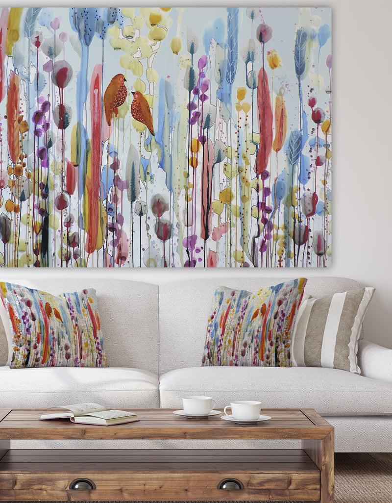 DesignQ Si Tu Me Le Demandais - Cottage Canvas Artwork