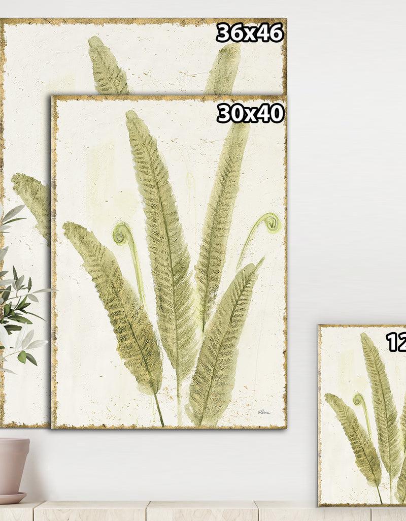 DesignQ Simple Forest II - Floral & Botanical Canvas Artwork