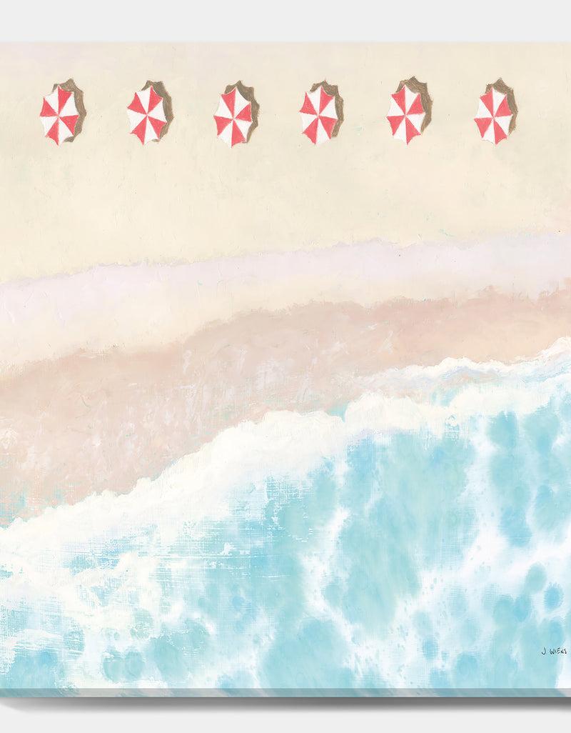 DesignQ Sky Seaview I - Nautical & Coastal Gallery-wrapped Canvas