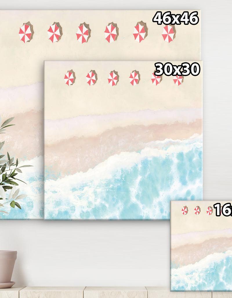 DesignQ Sky Seaview I - Nautical & Coastal Gallery-wrapped Canvas