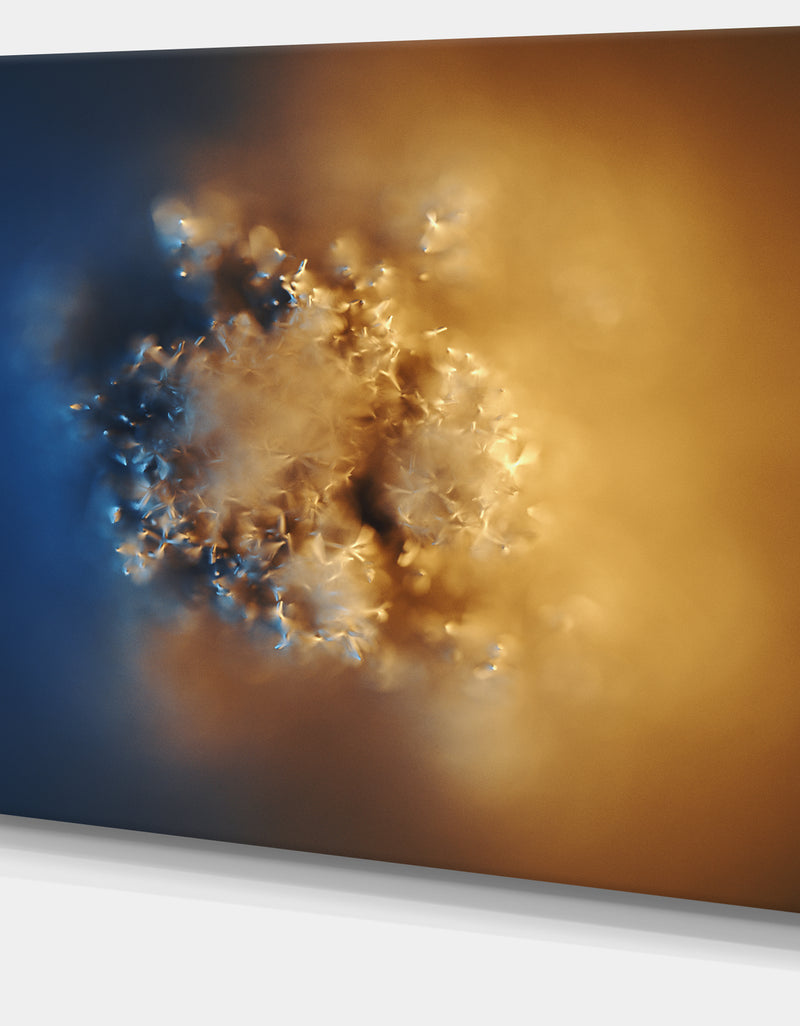 DesignQ Small Macro Prickly Texture Brown - Abstract Canvas Wall Art