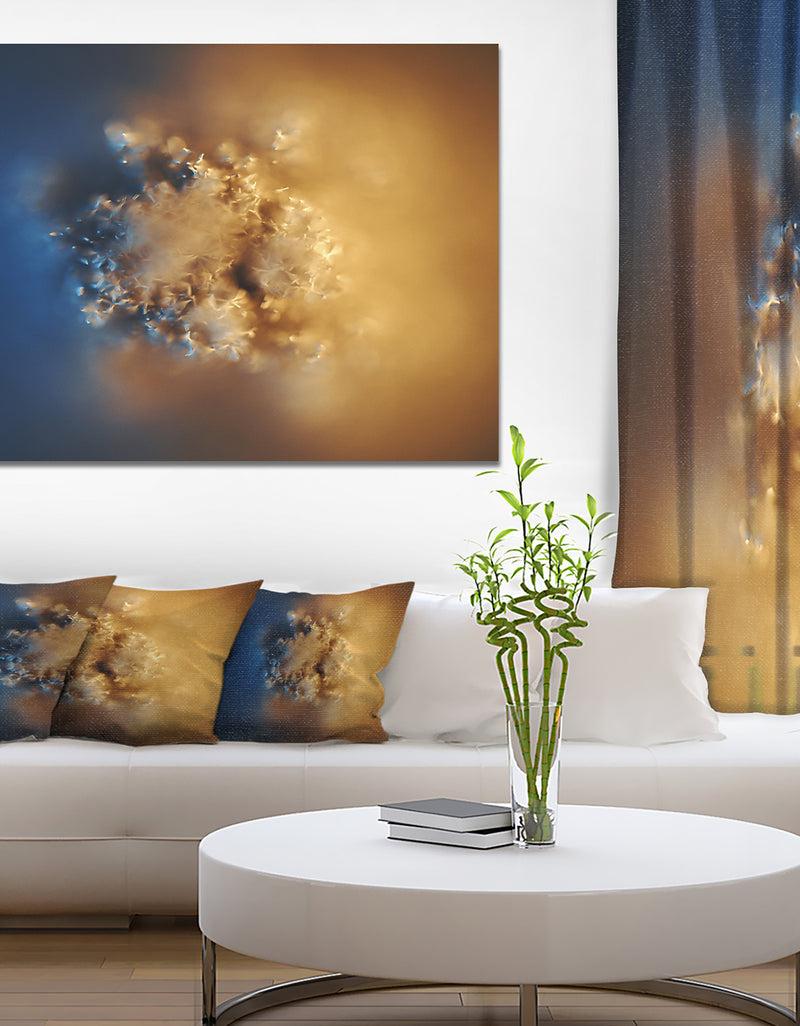 DesignQ Small Macro Prickly Texture Brown - Abstract Canvas Wall Art