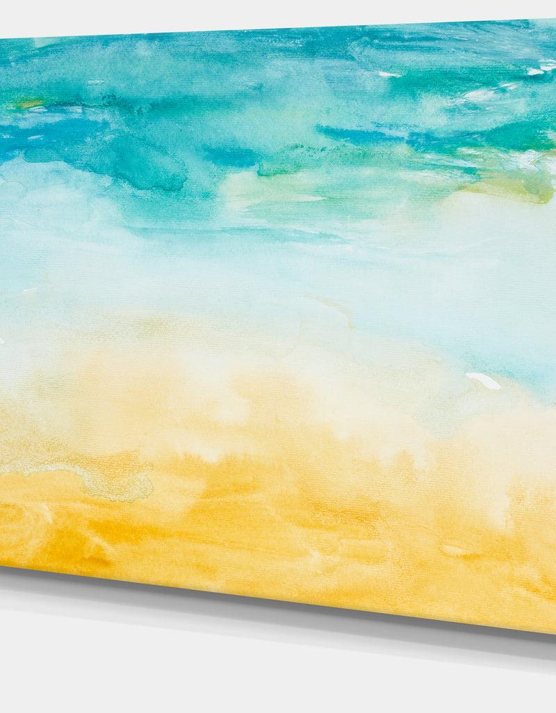 DesignQ Soil And Sky Strokes - Landscape Canvas Art Print