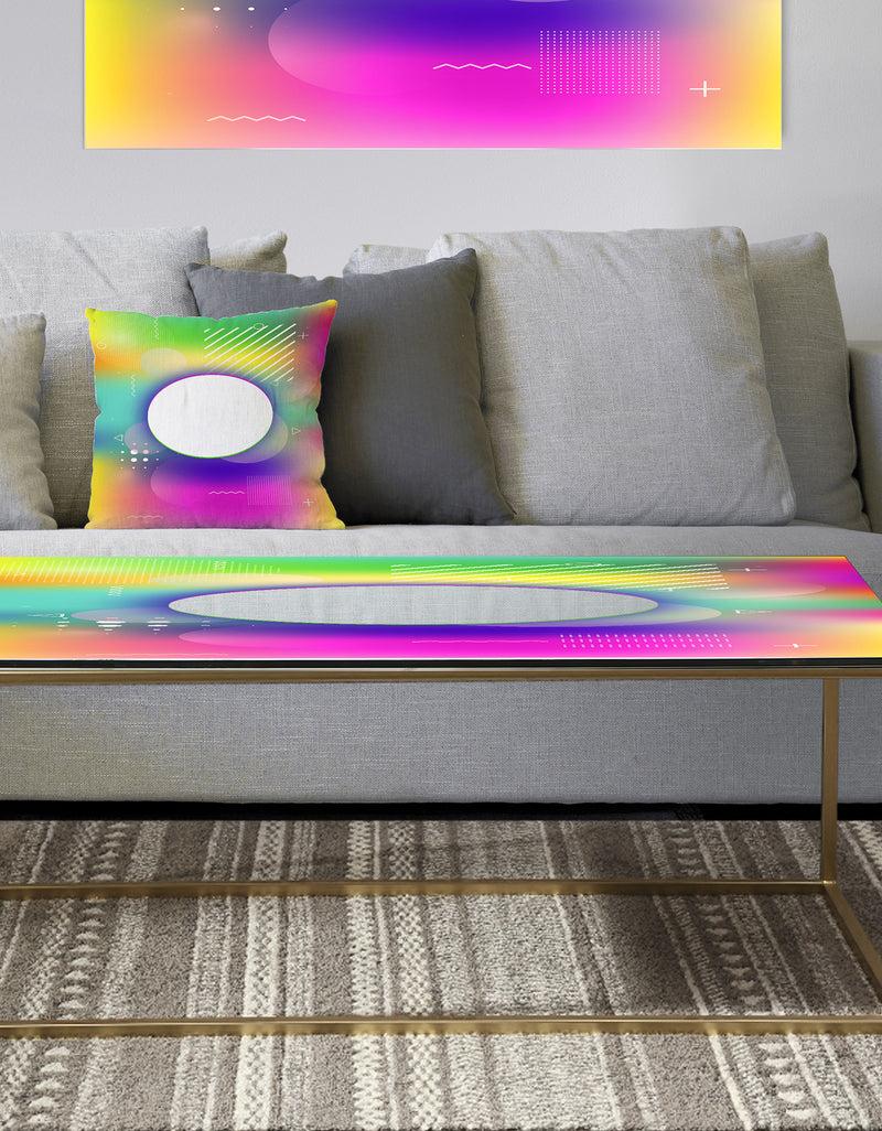 DesignQ Spacy Dimensions 1 - Metal Modern Coffee Table