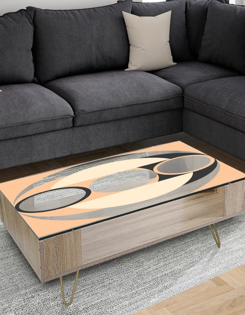 DesignQ Spacy Dimensions 12 - Mid-Century Modern Coffee Table