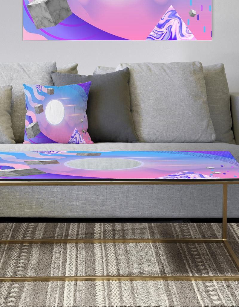 DesignQ Spacy Dimensions 2 - Metal Modern Coffee Table