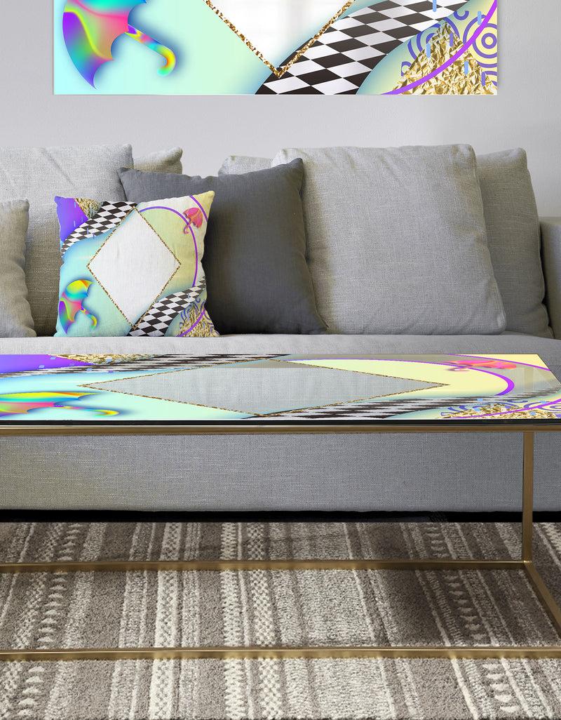 DesignQ Spacy Dimensions 5 - Metal Modern Coffee Table