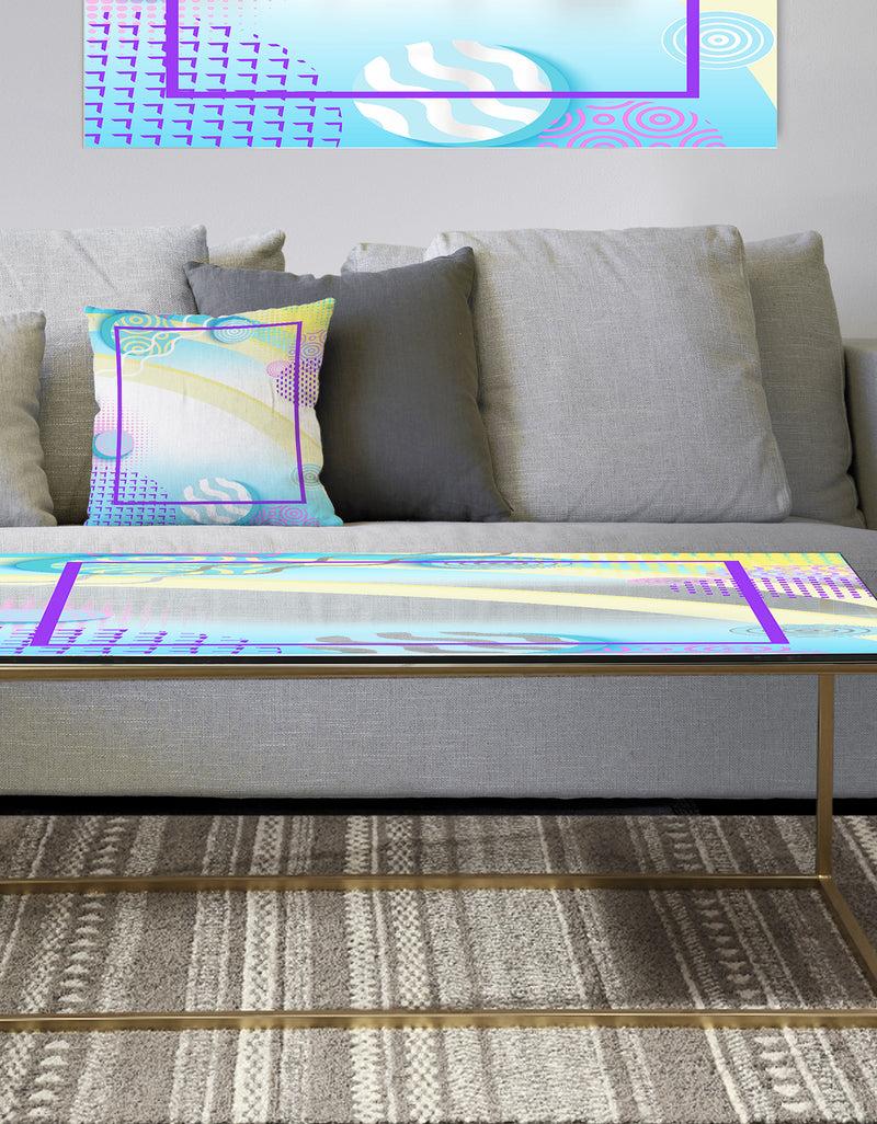DesignQ Spacy Dimensions 7 - Metal Modern Coffee Table