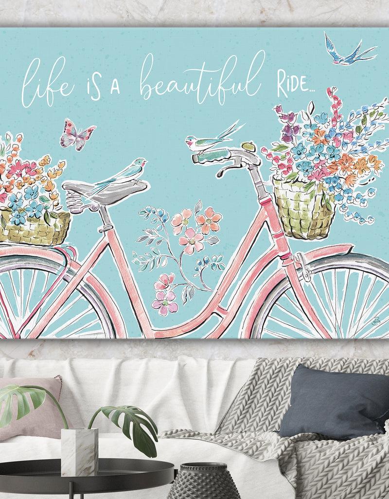 DesignQ Sparrow Spring III Crop - Traditional Canvas Artwork