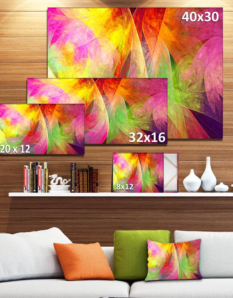 DesignQ Spectacular Multi-Color Pattern - Modern Floral Art