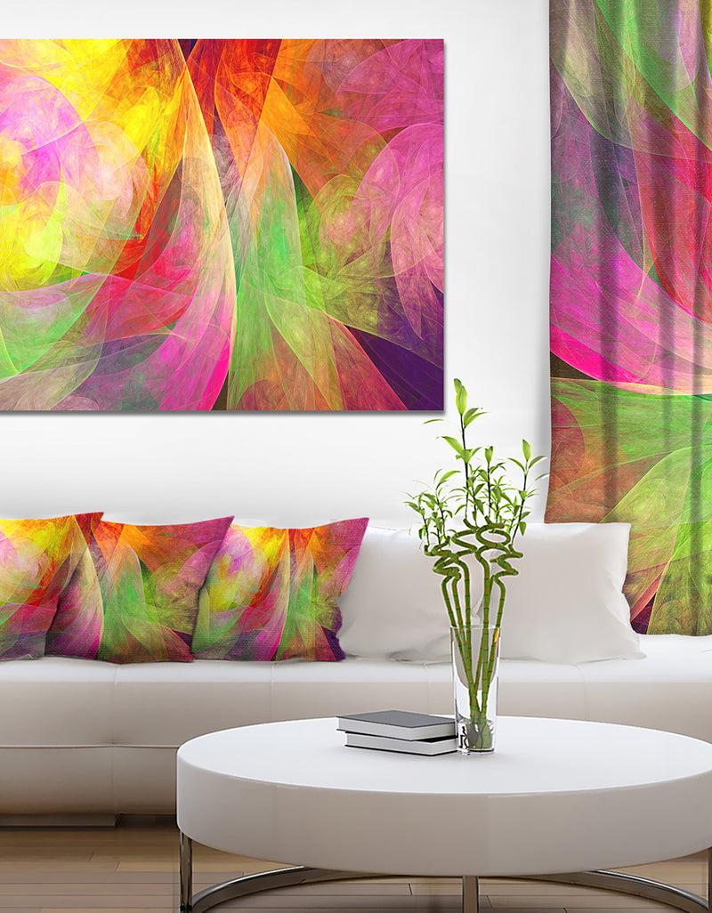 DesignQ Spectacular Multi-Color Pattern - Modern Floral Art