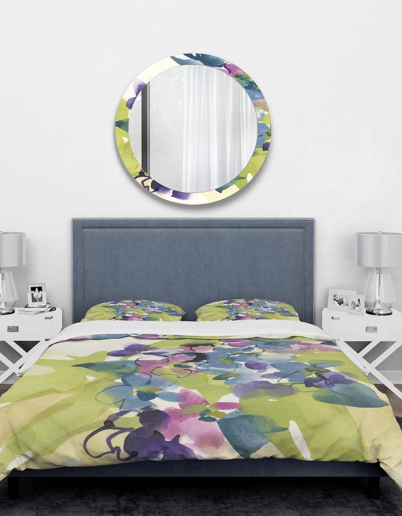 DesignQ Spring Bouquet I - Traditional Duvet Cover Set