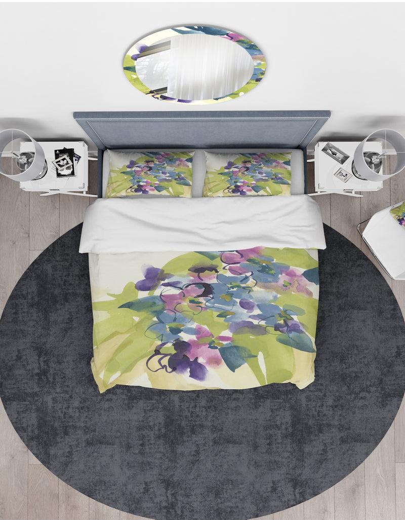 DesignQ Spring Bouquet I - Traditional Duvet Cover Set
