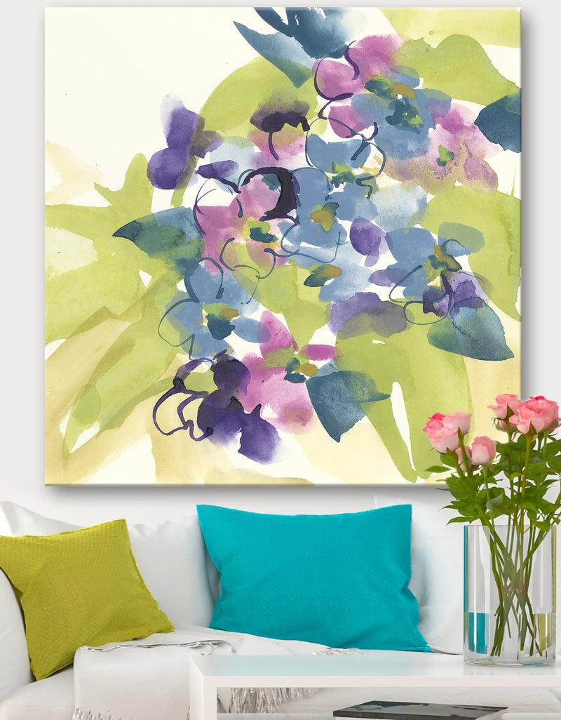 DesignQ Spring Bouquet I - Traditional Premium Canvas Wall Art
